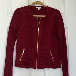 Zip cardigan